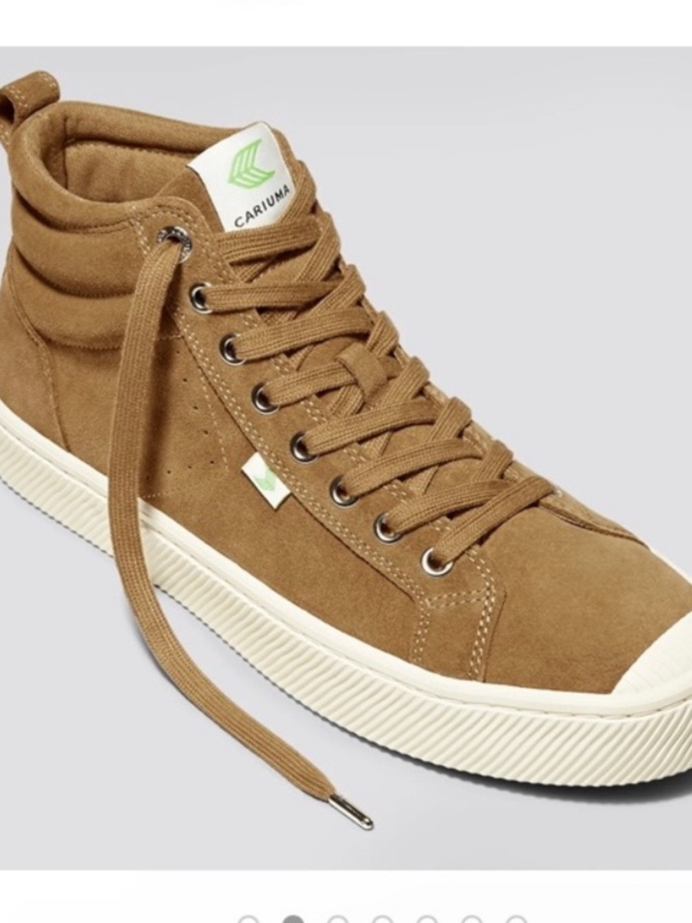 Cariuma OCA high camel suede sneaker 9.5